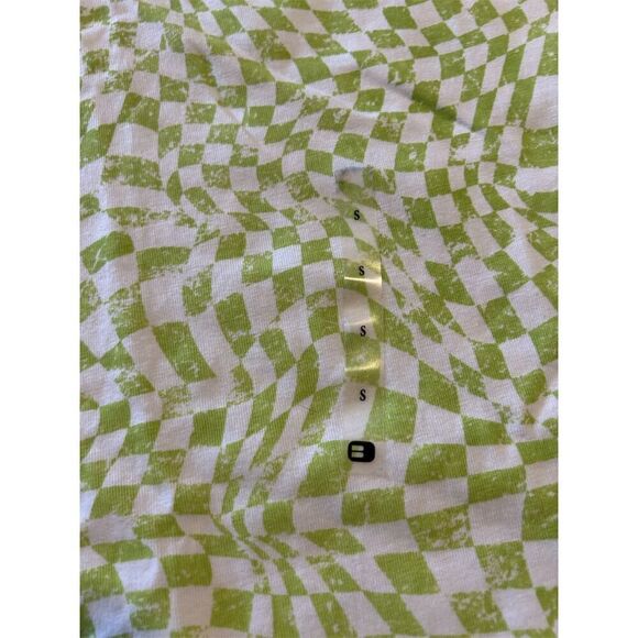 Fitz + Eddi women’s Green Geometric Dad Fit T-Shirt Size S - Picture 3 of 6